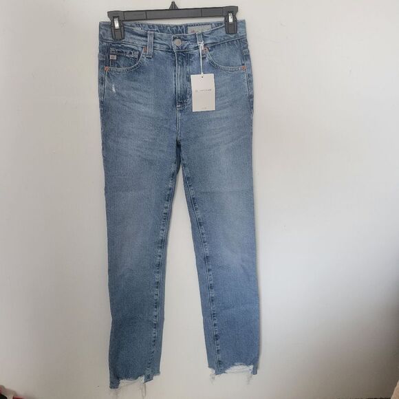 NEW AG SAIGE HIGH RISE STRAIGHT JEANS JAPAN ADRIANO GOLDSCHMEID Contour 25 NWT - Picture 10 of 10